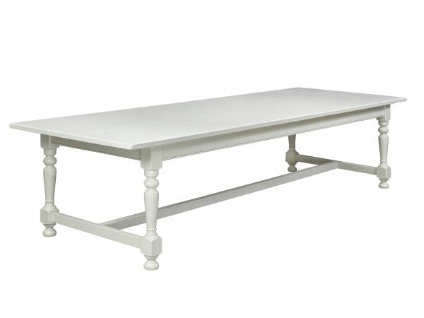 Country Harvest Table | Solid Wood Rustic Rectangular Harvest Table